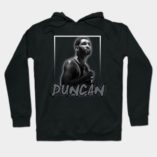 Tim Duncan\\Basketball Legend Vintage Style Hoodie